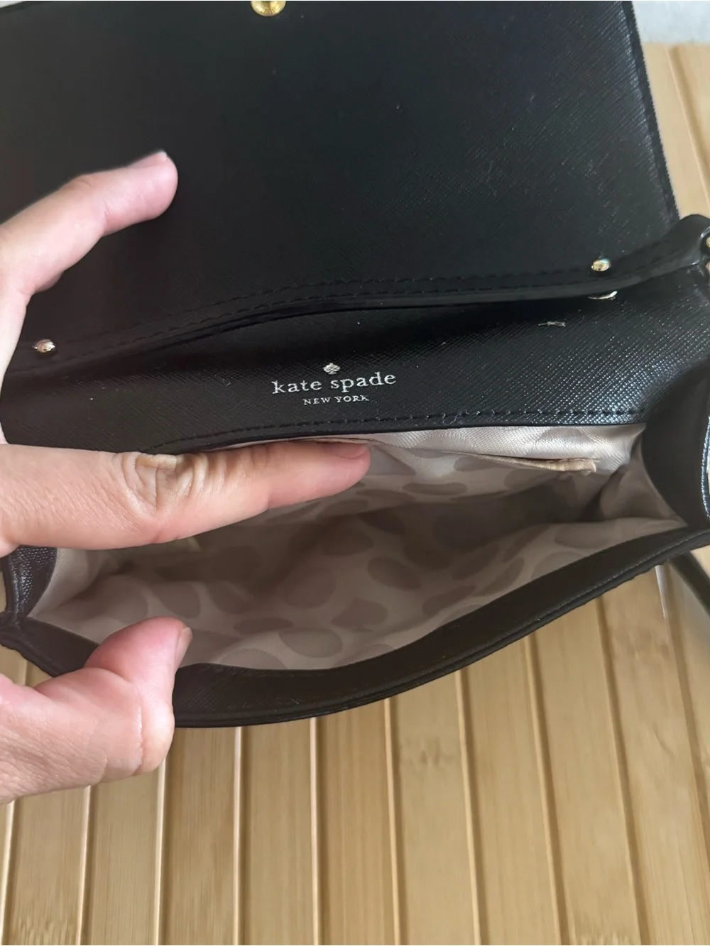 KATE SPADE Cedar Street Cami Crossbody Bag Black Women Size Small Everyday
